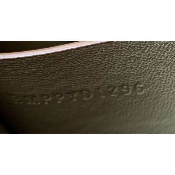 Burberry TB Envelope Chain Clutch Monogram Embossed Leather Small Neutral - Picture 6 of 6